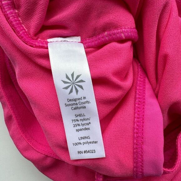 Athleta Swim Suit Tankini Top Size XS Navy Neck Tie EUC Beach Vacation - Picture 4 of 5